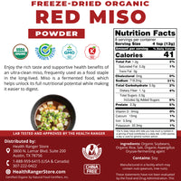 Freeze Dried Organic Red Miso Powder 3.5oz (100g)