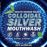 Colloidal Silver Mouthwash (Alcohol Free) 12oz (354ml)