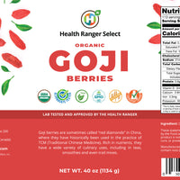 Organic Goji Berries (40oz, #10 can)