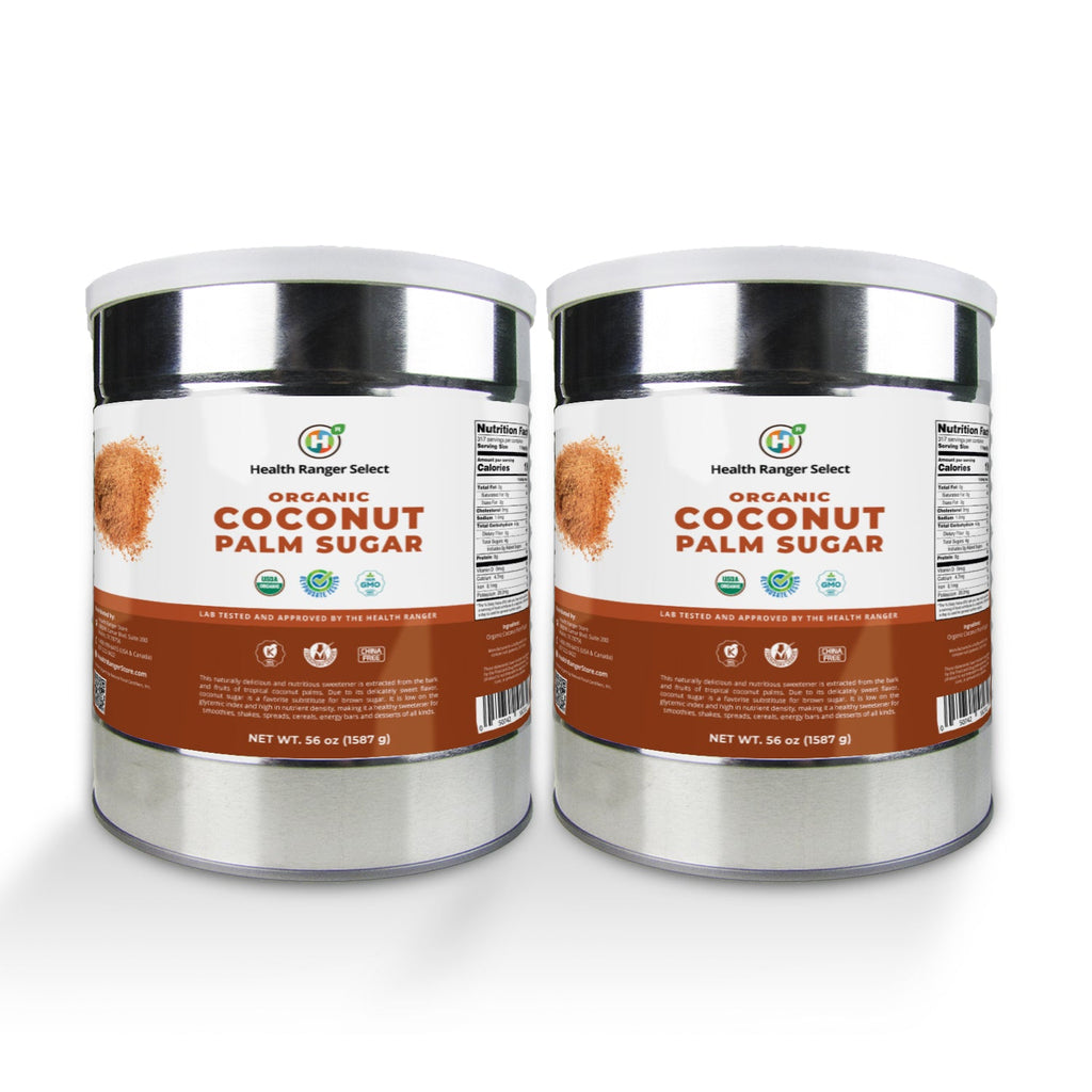 Organic Coconut Palm Sugar 56 oz (#10 can, 1587g) (2-Pack)