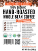 100% Organic Hand-Roasted Whole Bean Coffee (Decaf Honduras) 12oz, (340g)