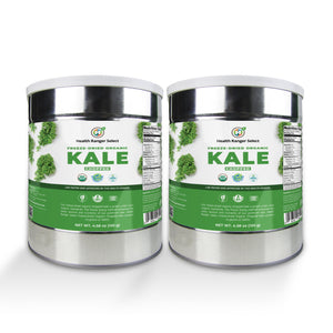 Freeze-Dried Organic Chopped Kale 4.58 oz (130g) (10# CAN) (2-Pack)