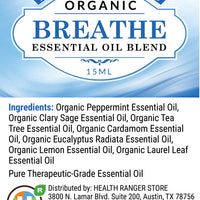 Organic Breathe Essential Oil Blend 15ml