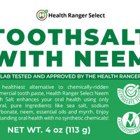 Health Ranger Select Toothsalt with Neem 4 oz (113g)