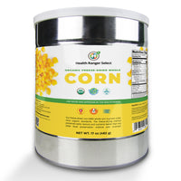 Freeze-Dried Organic Whole Corn (17oz, #10 can) (2-Pack)