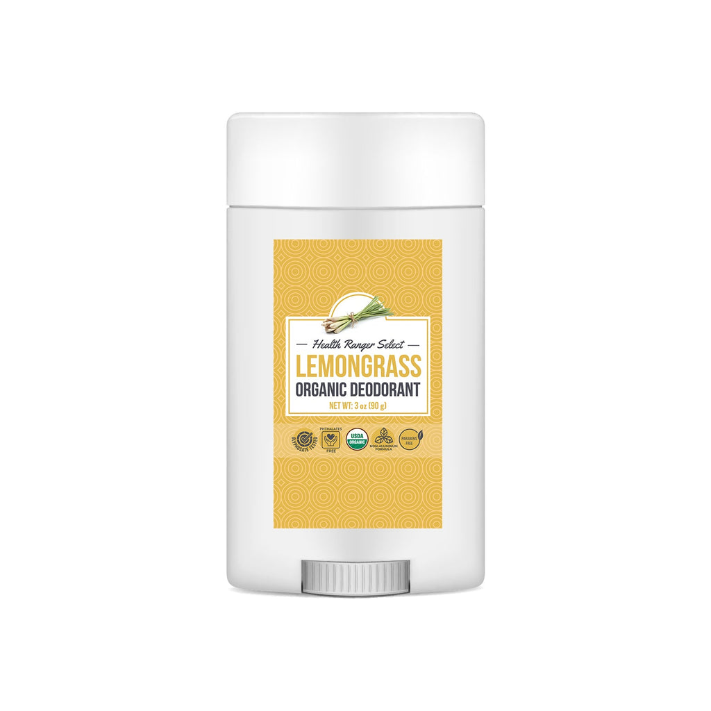 Organic Lemongrass Deodorant 3oz (90g)