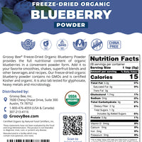 Freeze-Dried Organic Blueberry Powder 5oz (141g)