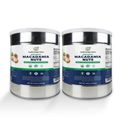 Organic Macadamia Nuts (Unsalted & Whole Kernels) 45.8oz (1300g, #10 Can) (2-Pack)