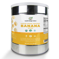 Freeze-Dried Organic Banana 14oz (396g) #10 Can (2-Pack)