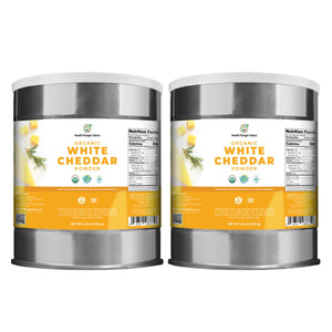 Organic White Cheddar Powder (40 oz, 1134g) #10 Can (2-Pack)