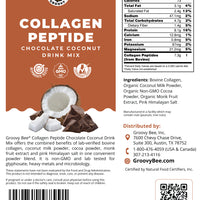 Collagen Peptide Chocolate Coconut Drink Mix 8oz (227g)