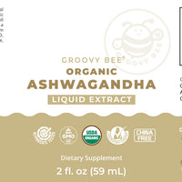 Organic Ashwagandha Liquid Extract 2 fl. oz (59 ml)