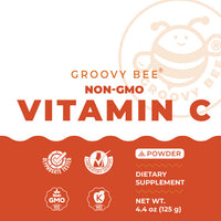 Non-GMO Vitamin C Powder 4.4 oz (125g)