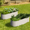 Olle 4-Style Modular Galvanized Raised Garden Beds [Build 1 of 4 Configurations]