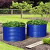 32" Tall x 42" Round Raised Garden Bed, in Cobalt Blue