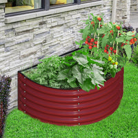 Olle Gardens 17" Tall Decorative Semi-circle Raised Garden Bed