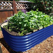 17'' Tall Olle Gardens 12-in-1 Raised Bed, in Cobalt Blue