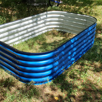 17'' Tall Olle Gardens 12-in-1 Raised Bed, in Cobalt Blue