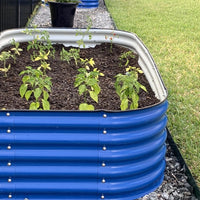 17'' Tall Olle Gardens 12-in-1 Raised Bed, in Cobalt Blue