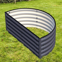 Olle Gardens 17" Tall Decorative Semi-circle Raised Garden Bed