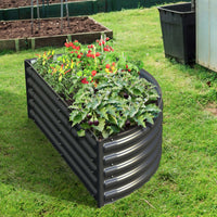 Olle Gardens 17" Tall Decorative Semi-circle Raised Garden Bed