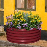 Olle Gardens 17" Tall Decorative Semi-circle Raised Garden Bed