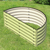 Olle Gardens 17" Tall Decorative Semi-circle Raised Garden Bed