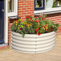 Olle Gardens 17" Tall Decorative Semi-circle Raised Garden Bed